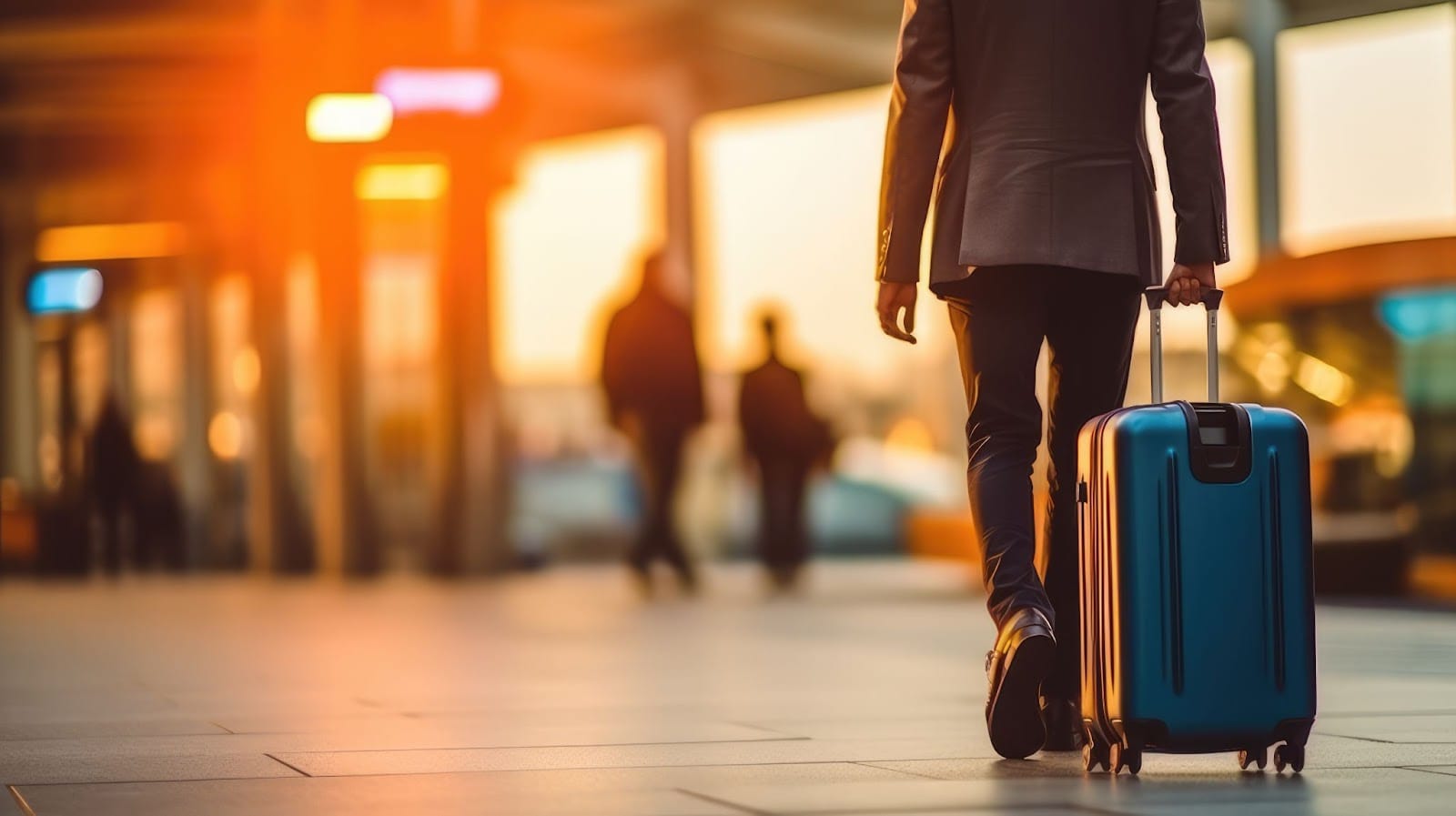 Smart suitcase with integrated charging and GPS for travelers