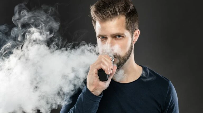 A modern and clean vape shop interior in Sydney
