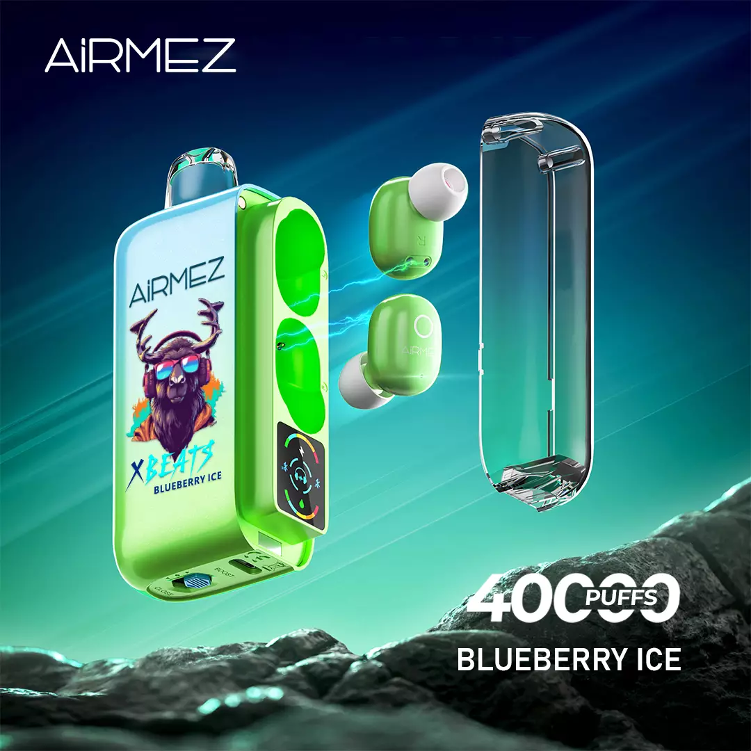 BLUEBERRY ICE AIRMEZ XBEATS 40000 - Blueberry Ice - Image 1