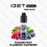 IGET BAR PLUS S3 KIT - Passion Fruit Blueberry Raspberry