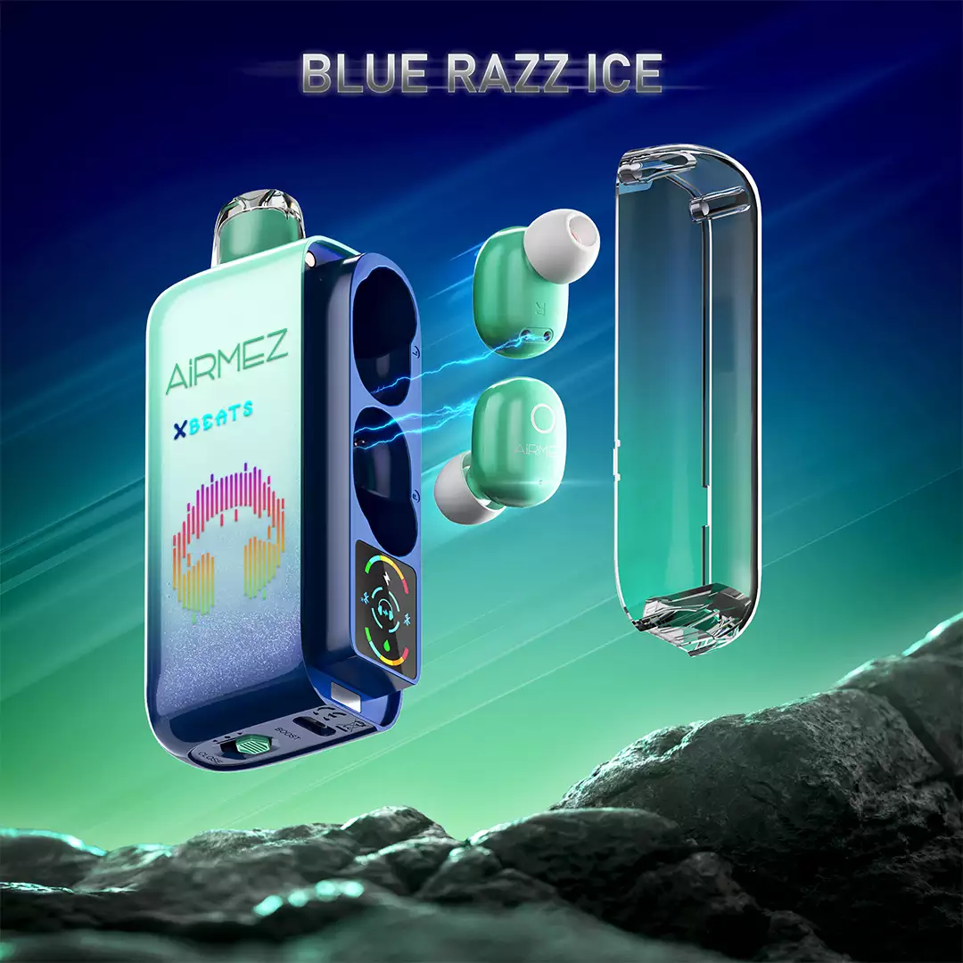 Blue Razz AIRMEZ XBEATS 40000 - Blue Razz - Image 1