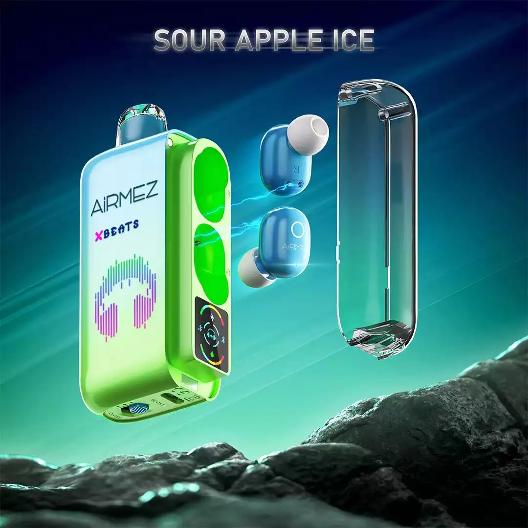 Sour Apple Ice AIRMEZ XBEATS 40000 - Sour Apple Ice - Image 1