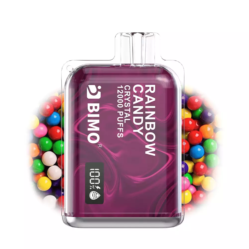 bimo-crystal-12000-puffs rainbow-candy BIMO CRYSTAL 12000 - Rainbow Candy - Image 1