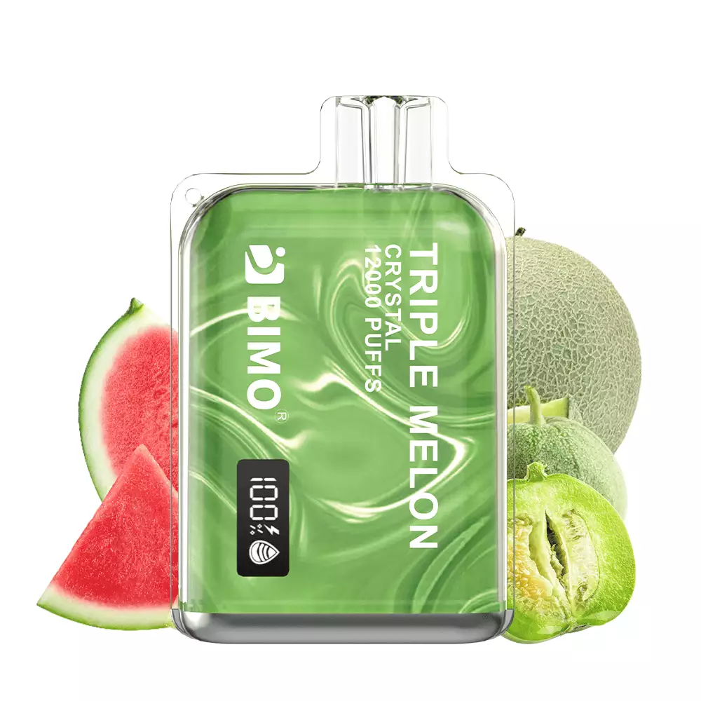 bimo-crystal-12000-puffs triple-melon BIMO CRYSTAL 12000 - Triple Melon - Image 1