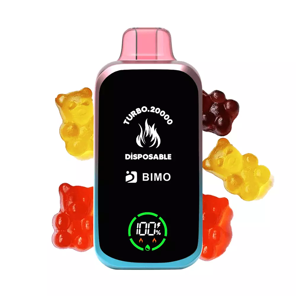 bimo-turbo-20000-puffs-gummy-bear BIMO TURBO 20000 - Gummy Bear - Image 1