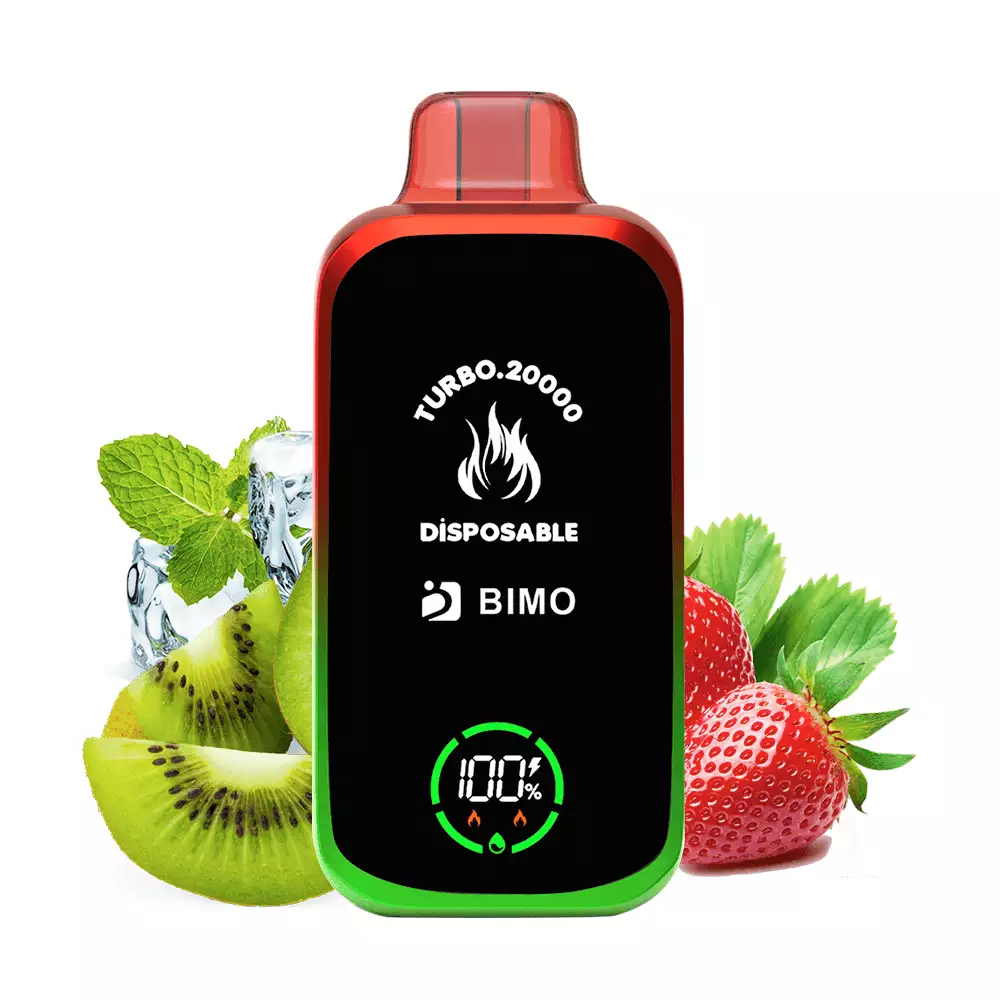 bimo-turbo-20000-puffs-strawberry-kiwi BIMO TURBO 20000 - Strawberry Kiwi - Image 1