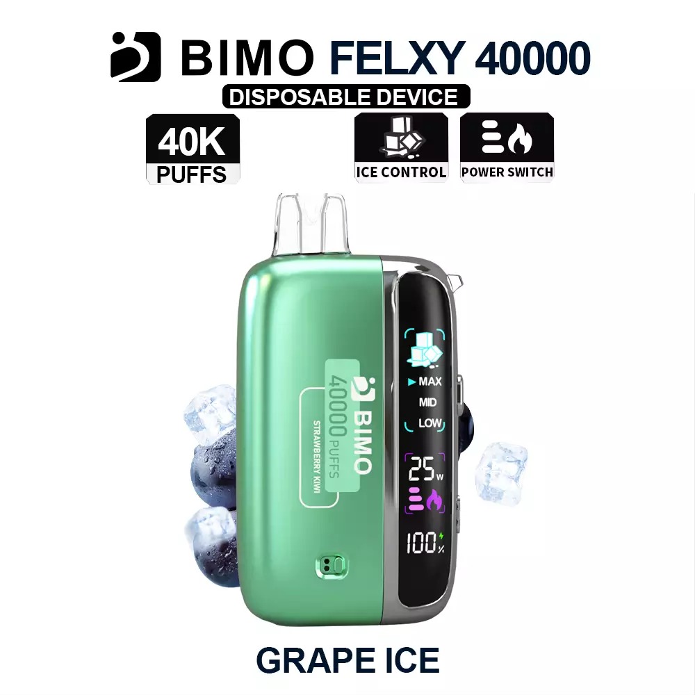 grape ice1 BIMO FELXY 40000 Kit - Grape Ice - Image 1
