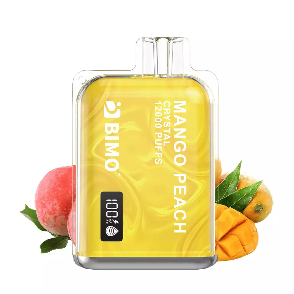 mango-peach BIMO CRYSTAL 12000 - Mango Peach - Image 1
