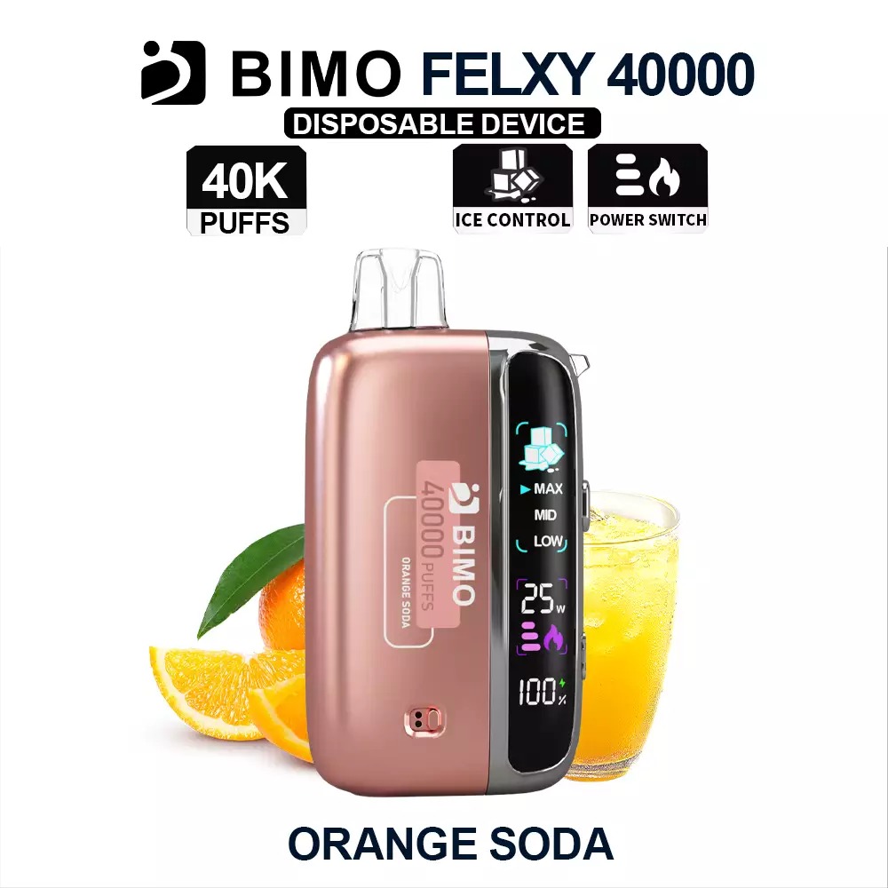 orange soda1 BIMO FELXY 40000 Kit - Orange Soda - Image 1