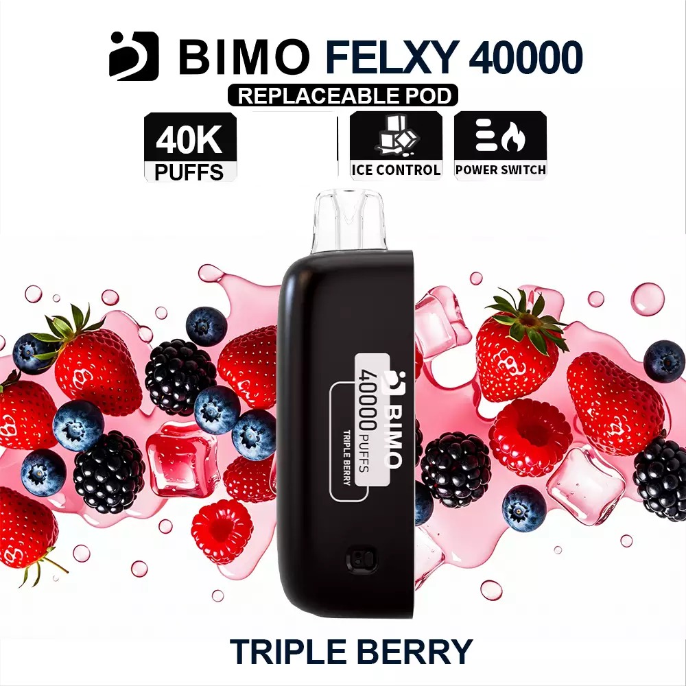 triple berry2 BIMO FELXY 40000 Pod - Triple Berry - Image 1