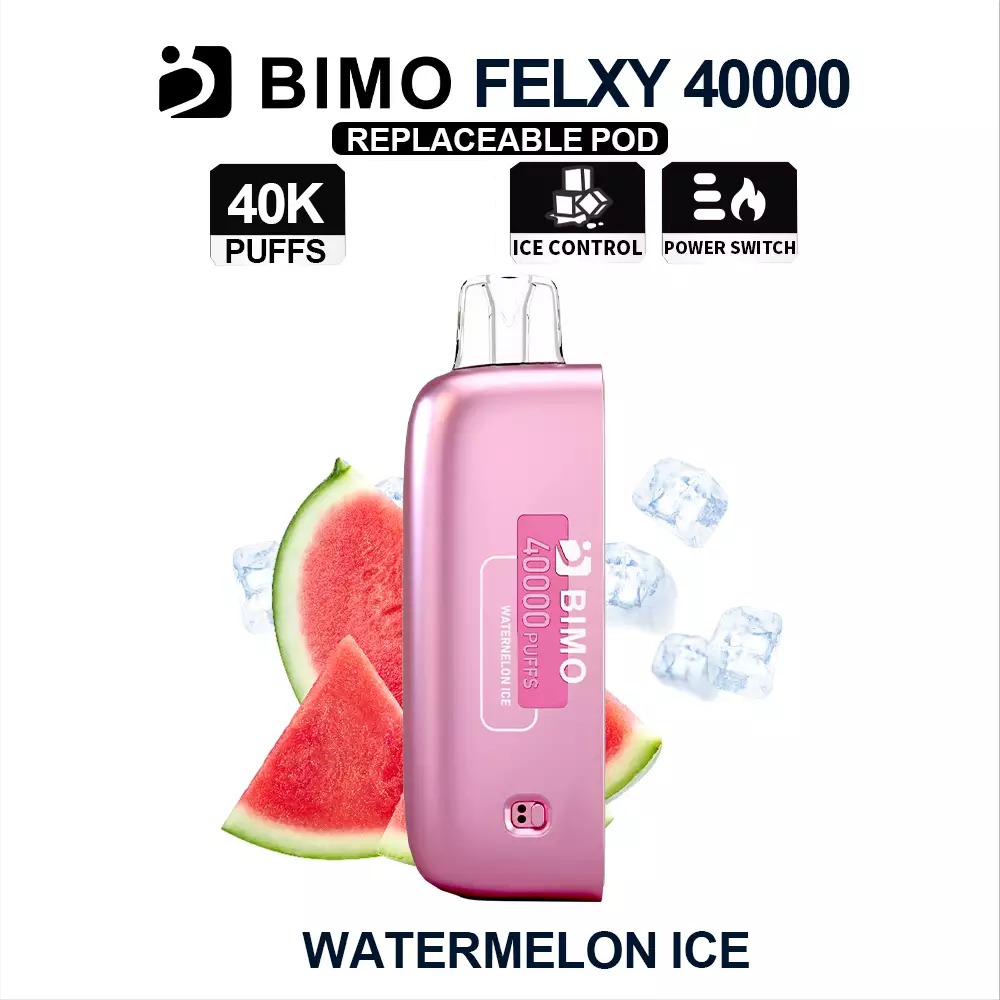 watermelon ice2 BIMO FELXY 40000 Pod - Watermelon Ice - Image 1