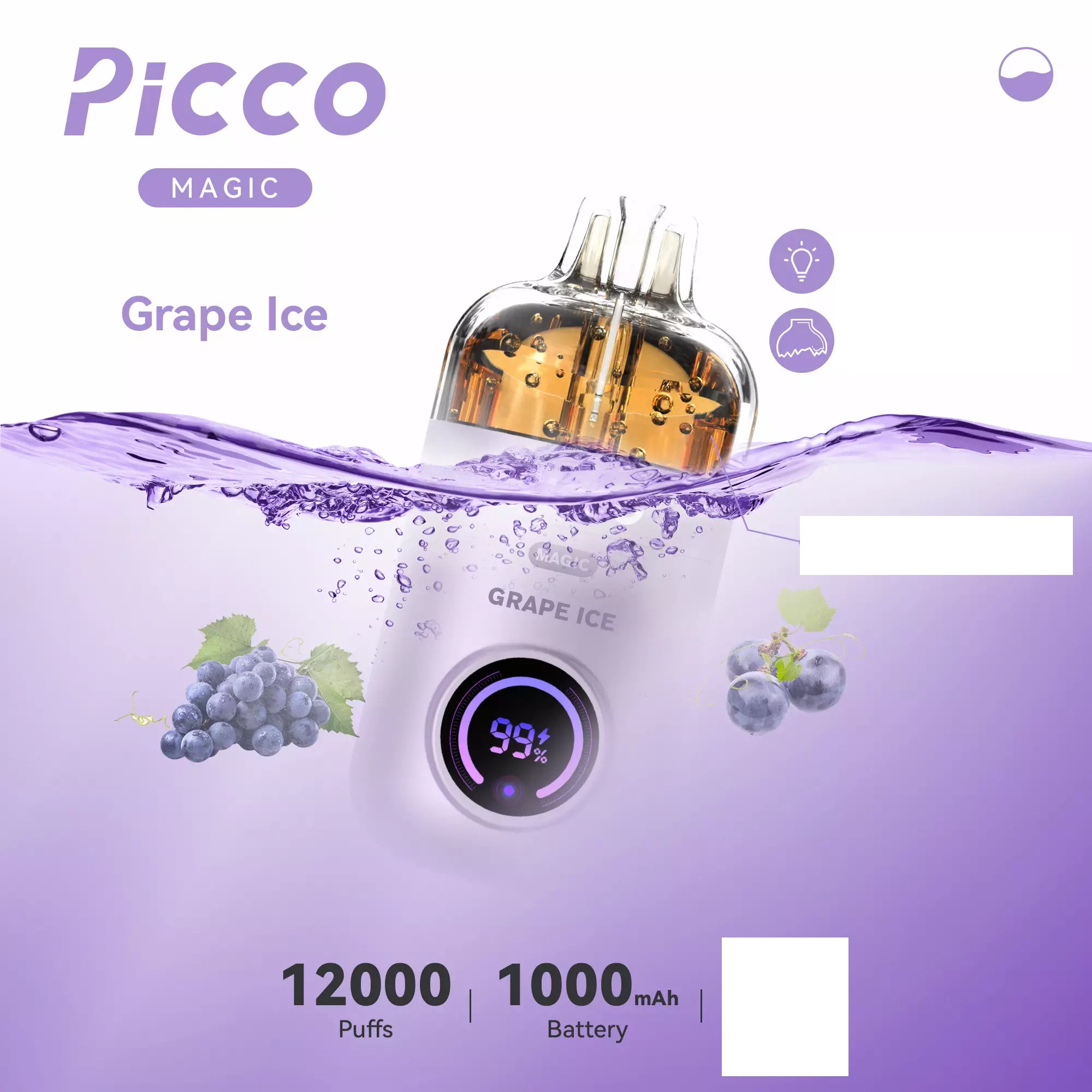 Grape Ice PICCO MAGIC 12000 - Grape Ice - Image 1