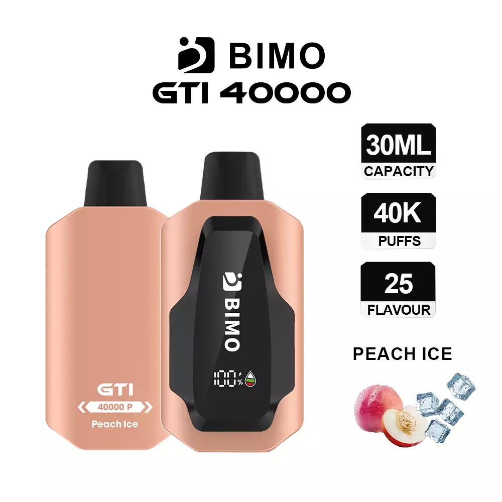 6-Peach Ice BIMO GTI 40000 - Peach Ice - Image 1