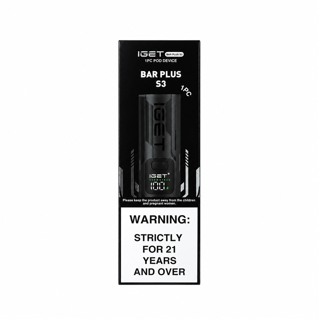 IGET BAR PLUS S3 Device Only (No Pod)S IGET BAR PLUS S3 Device Only (No Pod) - Image 1