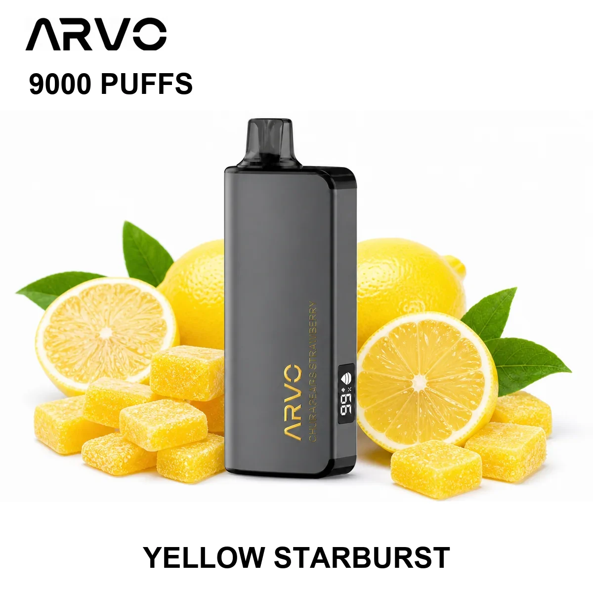 arvo-9000-puffs-yellow-starburst ARVO 9000 - Yellow Starburst - Image 1